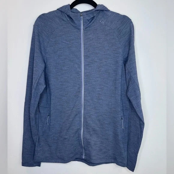 Lululemon Surge Warm Full Zip size medium light activewear sport running hood - Picture 1 of 7